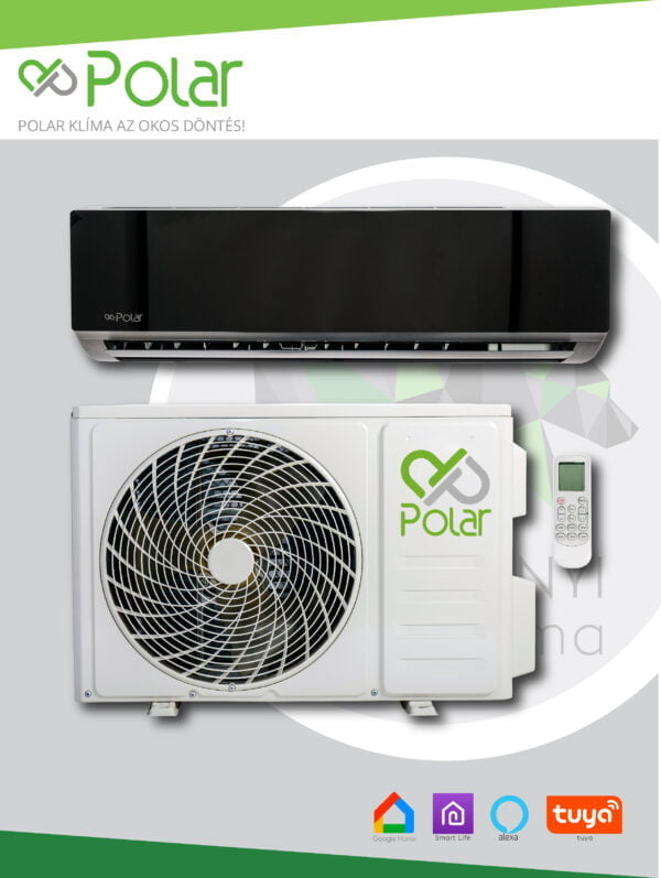 POLAR SDR ,,RAINBOW" BLACK 3,5 kW KLÍMABERENDEZÉS